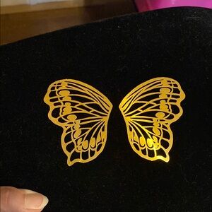 Elegant Gold Butterfly wings for crafting